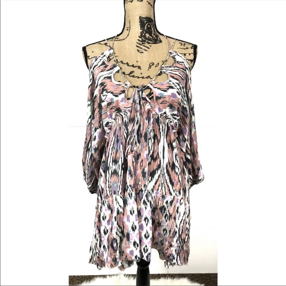 Free People One Aztec Tunic Dress